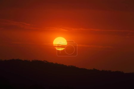 Photo for Sunset Bermagui, Australia. Beautiful nature background - Royalty Free Image