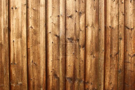 Téléchargez les photos : Fond avec des planches en bois marron - en image libre de droit