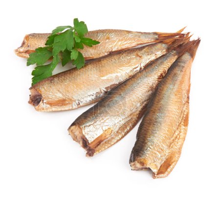 Photo for Smoked sprats, close up - Royalty Free Image