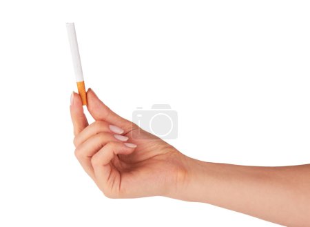 Photo for View of Hand with cigarette - Royalty Free Image