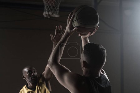 Photo for Portrait of men playing basket - Royalty Free Image