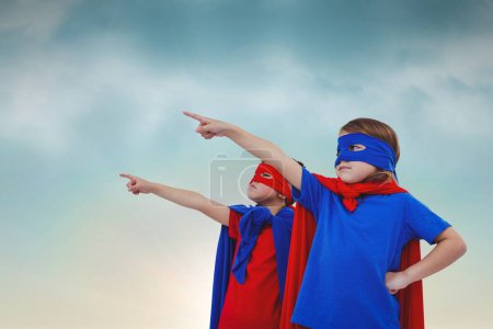 Photo for Children dressed as superhero - Royalty Free Image