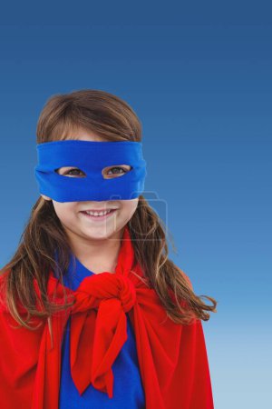 Photo for Girl dressed as superhero - Royalty Free Image