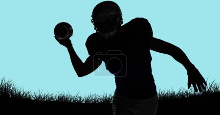 Téléchargez les photos : Composite numérique de personne jouant au ballon - en image libre de droit