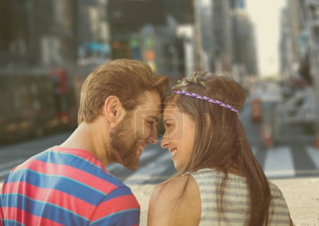 Téléchargez les photos : Composite numérique de couple aimant - en image libre de droit