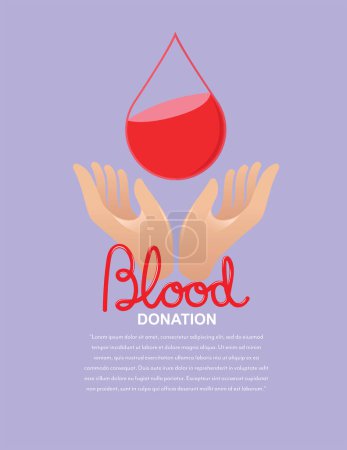 Foto de Plantilla de diseño de donación de sangre - Imagen libre de derechos
