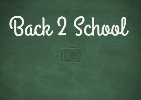 Téléchargez les photos : Texte "Back 2 school" sur tableau noir - en image libre de droit