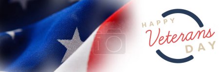 Foto de Imagen compuesta del logotipo para el día de los veteranos en América - Imagen libre de derechos