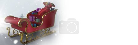Photo for Beautiful festive christmas card - Royalty Free Image