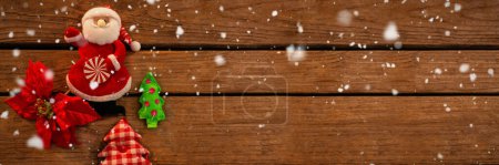 Photo for Composite image of snow falling - Royalty Free Image
