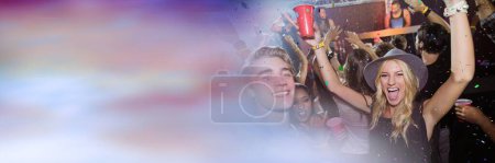 Photo for Young people having fun in nightclub - Royalty Free Image