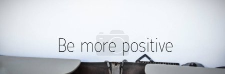 Photo for Composite image of be more postive - Royalty Free Image