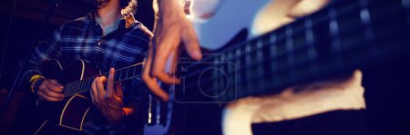Photo for Band performing on stage - Royalty Free Image