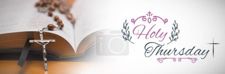 Photo for Festive easter greeting background template - Royalty Free Image
