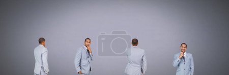 Photo for Young businessman , sequence photos - Royalty Free Image