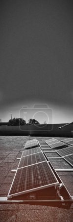Photo for Solar panels at solar station - Royalty Free Image
