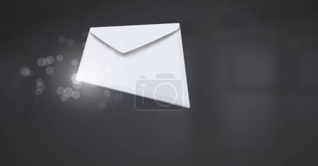 Photo for Envelope letter message floating - Royalty Free Image