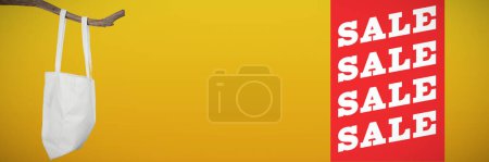 Photo for Composite image of canvas bag - Royalty Free Image