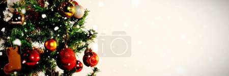 Téléchargez les photos : Image composite de bannière de célébration de Noël - en image libre de droit
