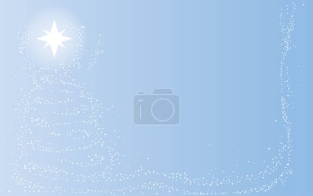 Photo for Starlight Christmas Tree, beautiful festive Christmas card - Royalty Free Image