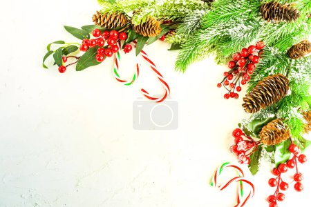 Photo for Christmas holiday concept, beautiful festive Christmas card - Royalty Free Image