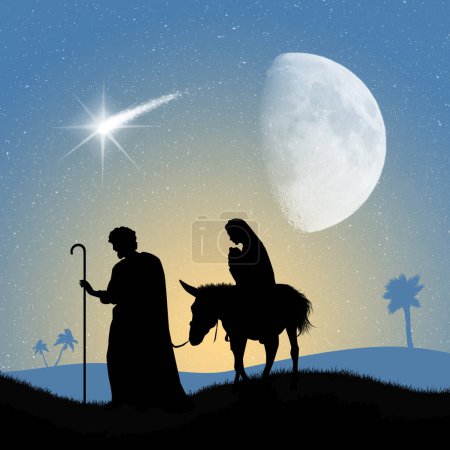 Téléchargez les photos : Noël Nativité Scène fond - en image libre de droit