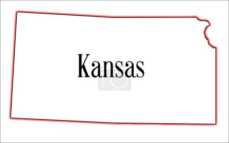 Photo for Kansas city with map - Royalty Free Image