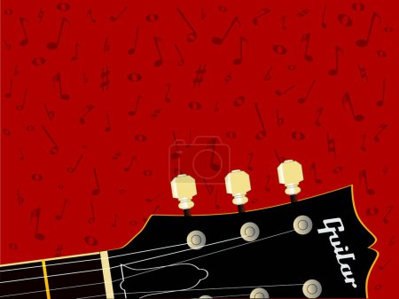 Photo for Love Guitar, colorful image - Royalty Free Image