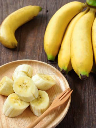 Téléchargez les photos : Banane mûre vue rapprochée - en image libre de droit