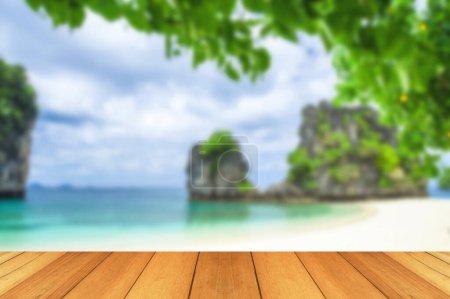 Foto de Hermosa y pintoresca vista de la playa, espacio para copiar - Imagen libre de derechos