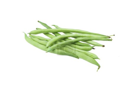 Photo for Long beans on white background - Royalty Free Image