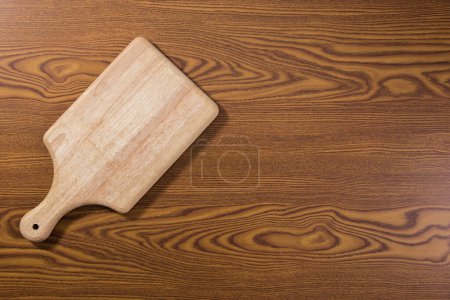 Photo for Closeup view of Wooden chop board - Royalty Free Image