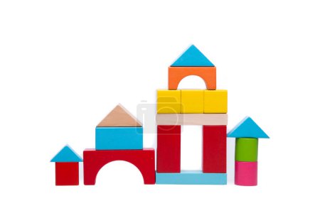 Photo for Toy house on white background - Royalty Free Image