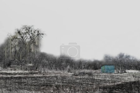 Photo for Old abandoned house in the village - Royalty Free Image