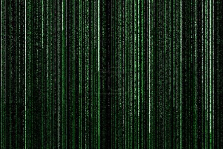 Photo for Green matrix  modern background - Royalty Free Image