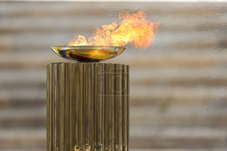 Foto de Ceremonia de entrega de la Llama Olímpica para los Juegos Olímpicos de Tokio 2020 - Imagen libre de derechos