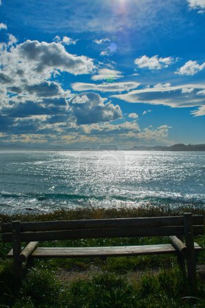 Photo for Bench near the sea - Royalty Free Image