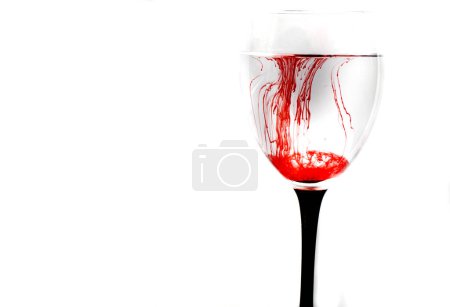 Photo for Glass of water on a white background - Royalty Free Image