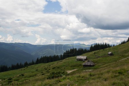 Téléchargez les photos : Paysage de montagnes verdoyantes - en image libre de droit