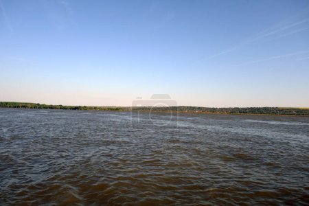 Téléchargez les photos : Panorama des forêts naturelles sur les rives du Danube - en image libre de droit