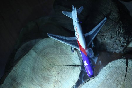 Foto de Vuelo accidente juguete avión - Imagen libre de derechos