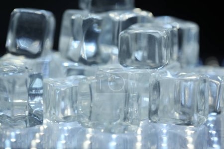 Photo for Ice cubes close-up view - Royalty Free Image