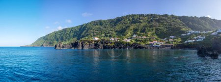 Photo for Walk on the Azores archipelago. Discovery of the island of sao jorge, Azores. Portugal, Azores. Velas - Royalty Free Image