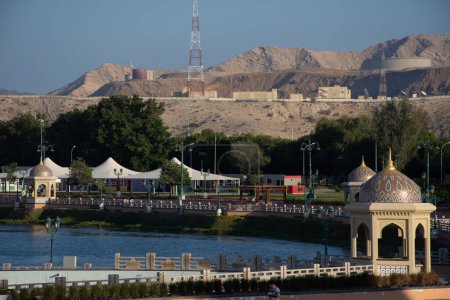 Téléchargez les photos : Qurm Park dans la soirée à Mascate, Oman - en image libre de droit