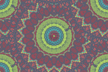 Mandala Seamless Pattern, geometric ornament