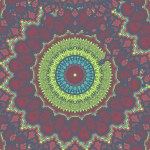 Mandala Seamless Pattern, geometric ornament