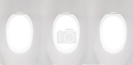 Foto de Ventana aislada del avión de la vista del asiento del cliente - Imagen libre de derechos
