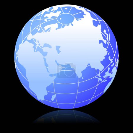 Téléchargez les photos : Globe de la Terre, image colorée - en image libre de droit
