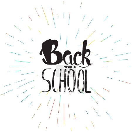 Photo for "Back To School Lettering - Royalty Free Image
