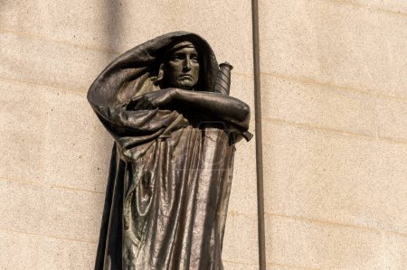 Téléchargez les photos : Statue Ivstitia devant la cour Suprême du Canada - en image libre de droit